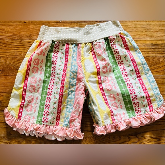 Persnickety Mixed Print Ruffle Shorts, size 10, EUC - Picture 1 of 2